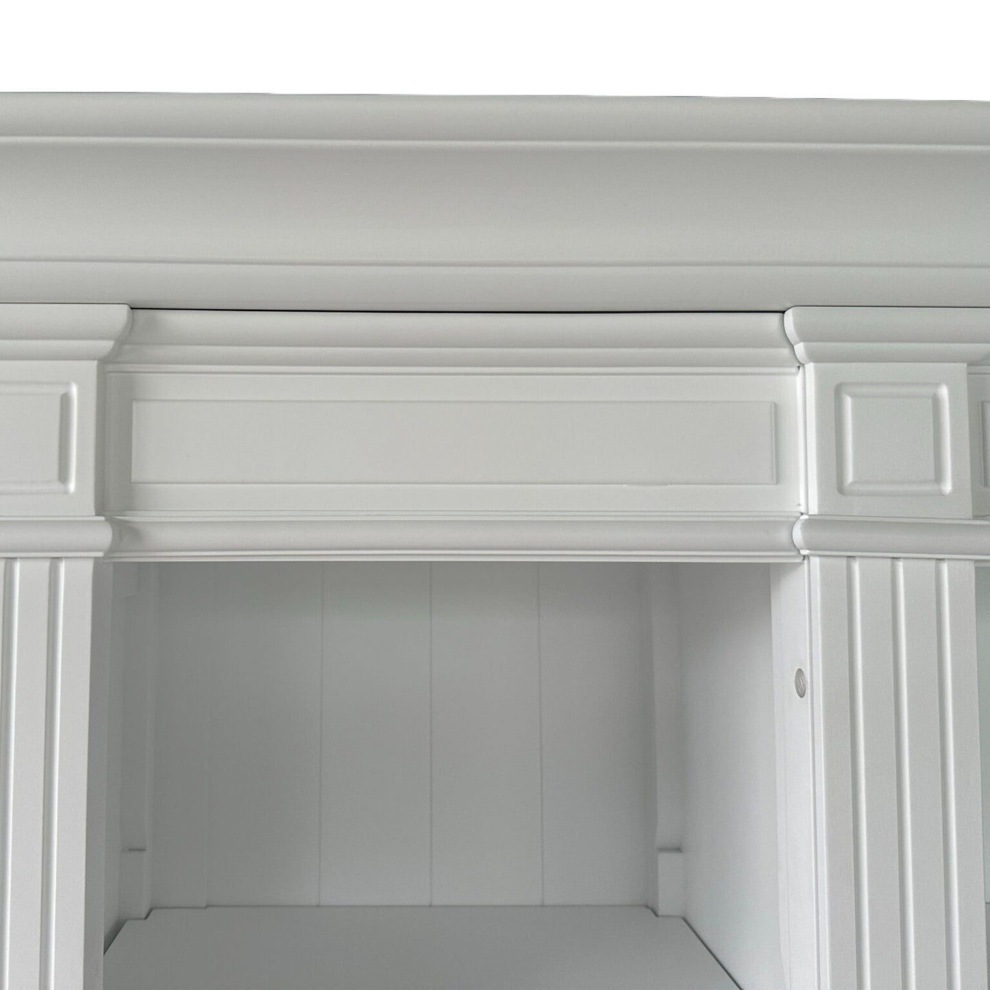 Dundee Bookcase White 240cm
