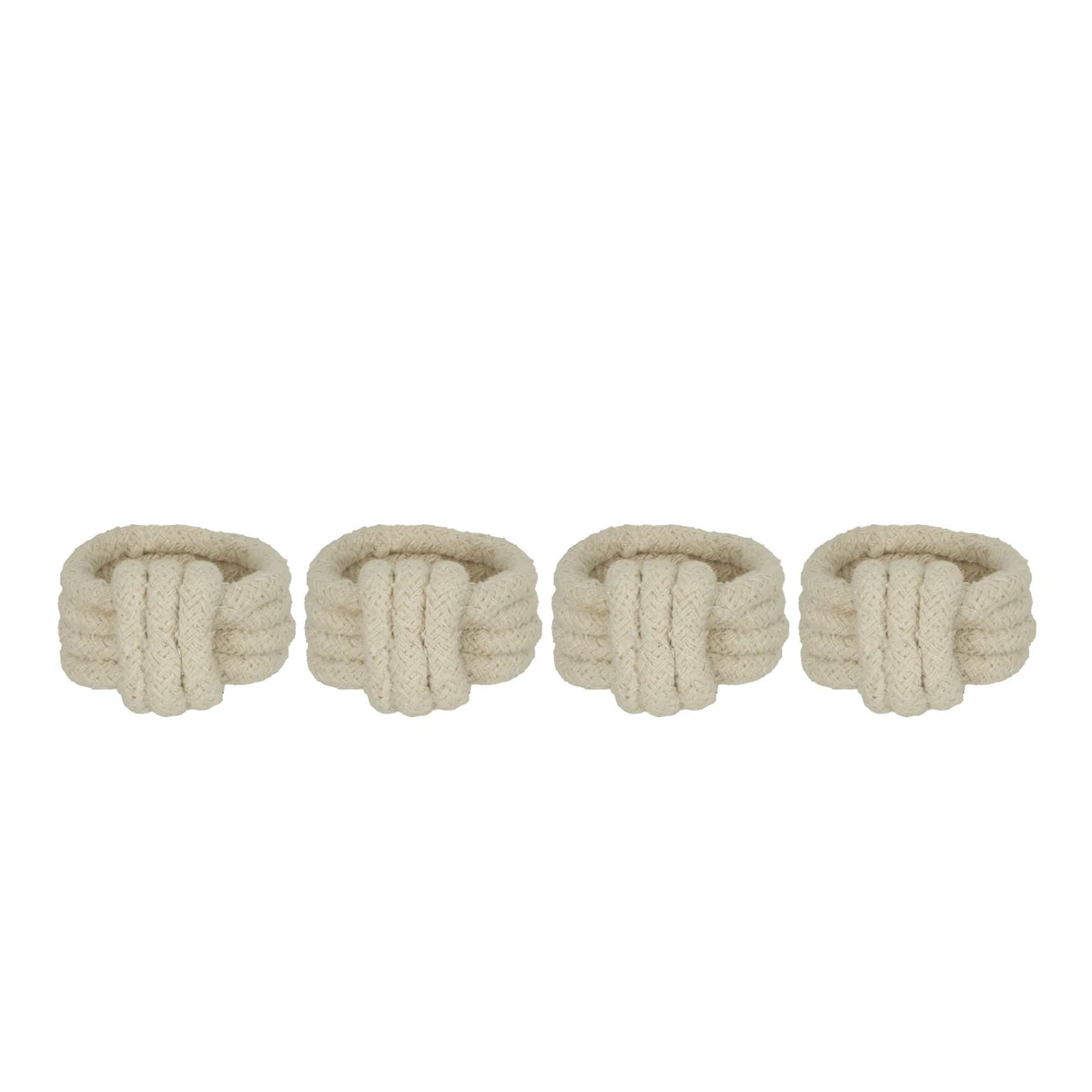 Amalfi Reed Pipe Napkin Rings 4pcs Set Natural