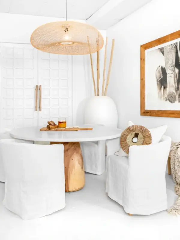 Kibuyu Natural Pendant Light by Uniqwa Collections