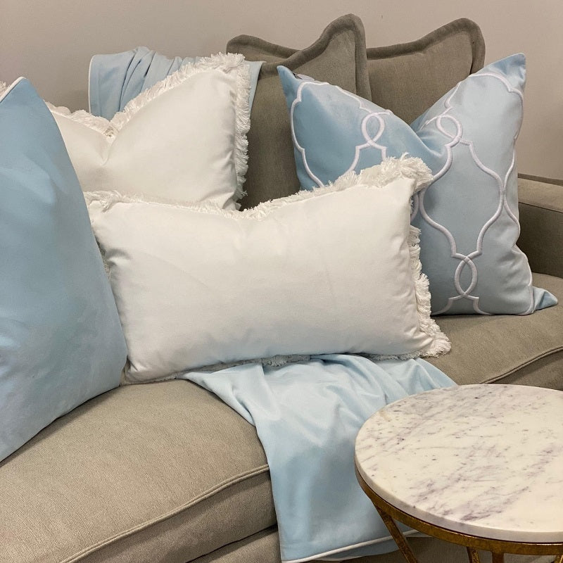 ST. KILDA WHITE CUSHION FEATHER FILLED