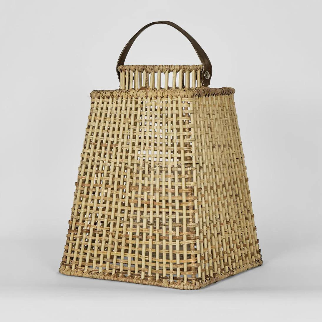Eden Rattan Lantern Square Small Natural