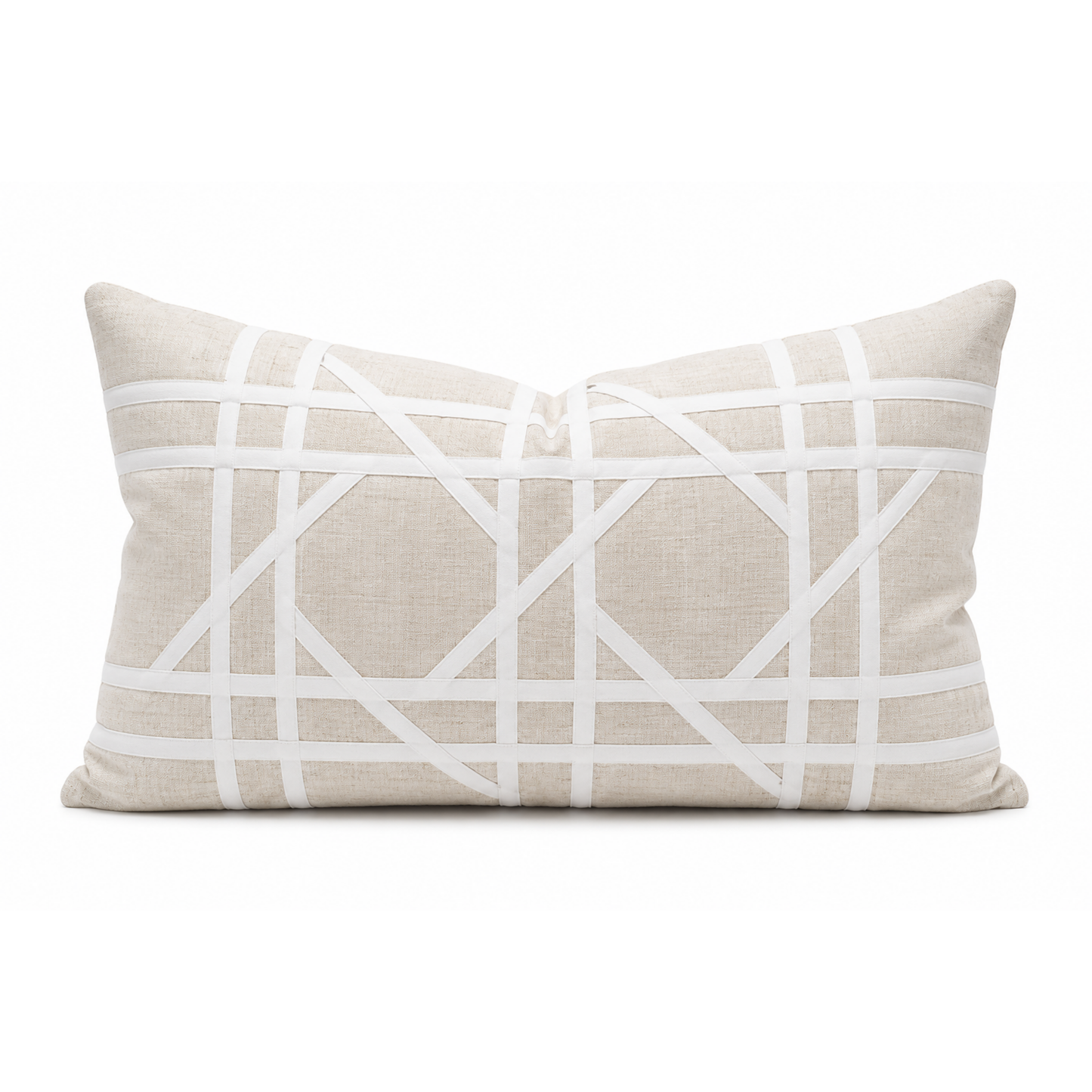 RIVIERA NATURAL LUMBAR CUSHION FEATHER FILLED