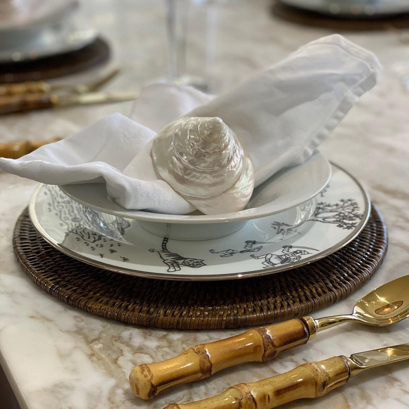 PLANTATION PLACEMAT ROUND X 6