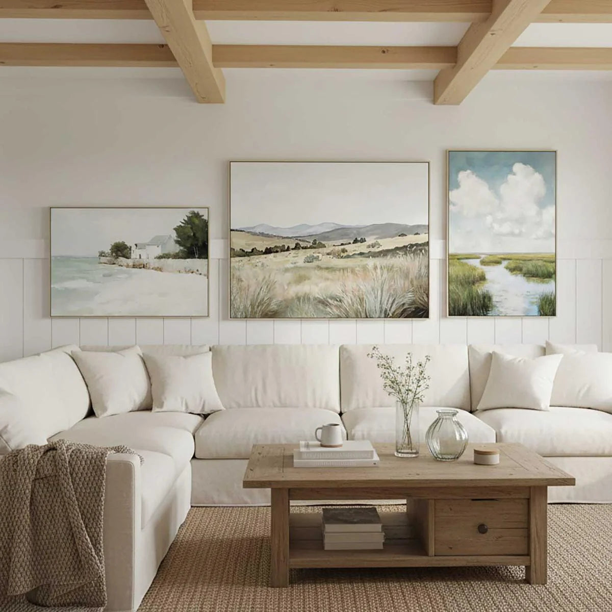 Whispers of the Coast Wall Art 92.5 x 62.5cm