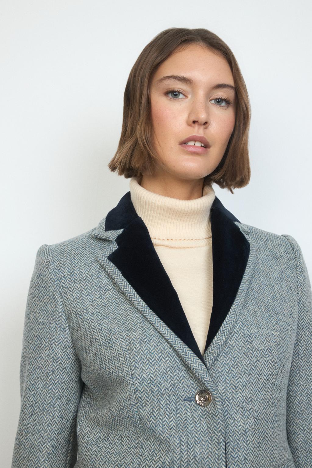 Fontana Blazer – Petrol Blue
