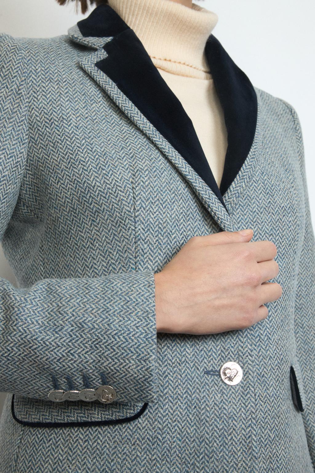 Fontana Blazer – Petrol Blue