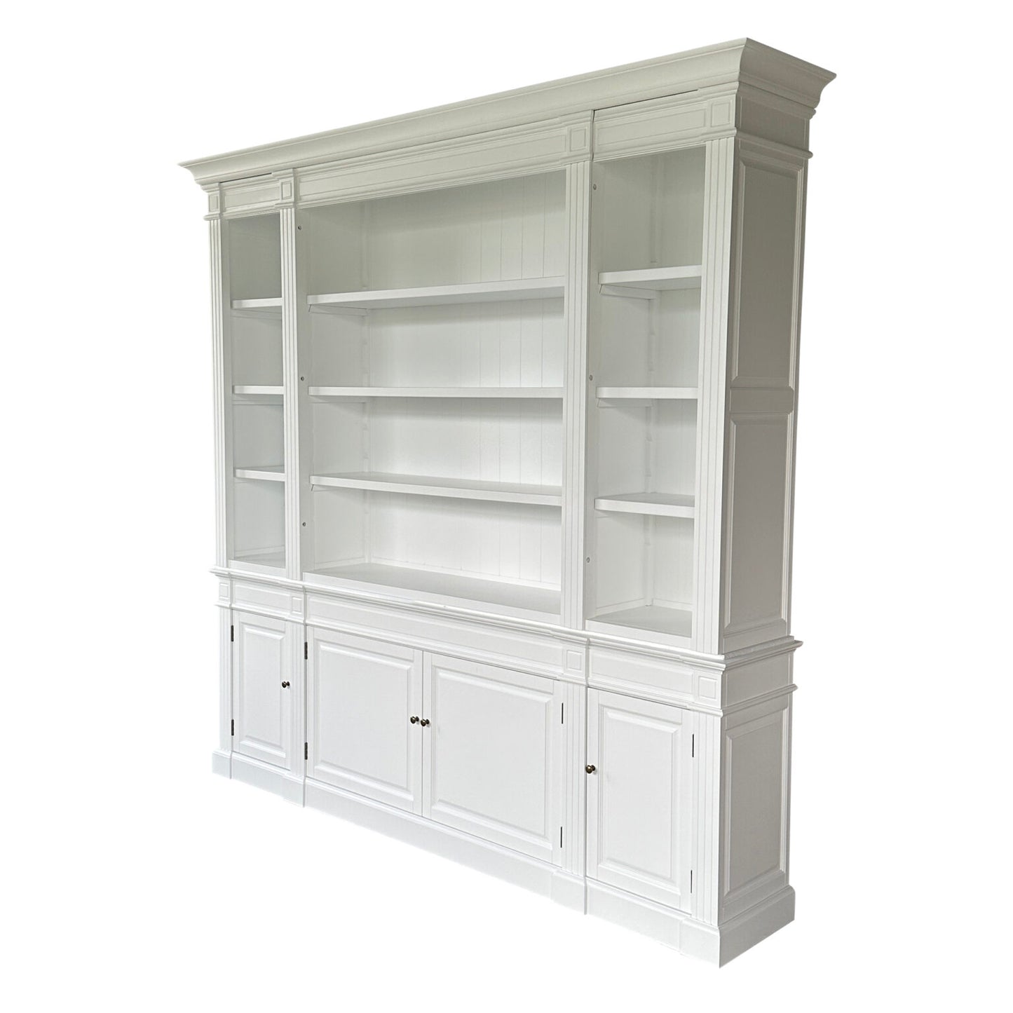 Dundee Bookcase White 240cm