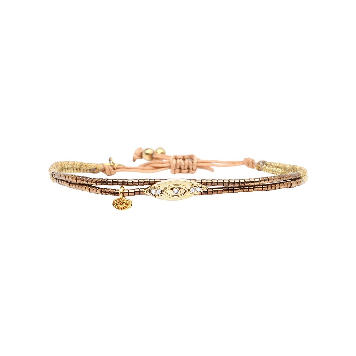 Chance Bronze Couture Bracelet - Belle Mais Pas Que