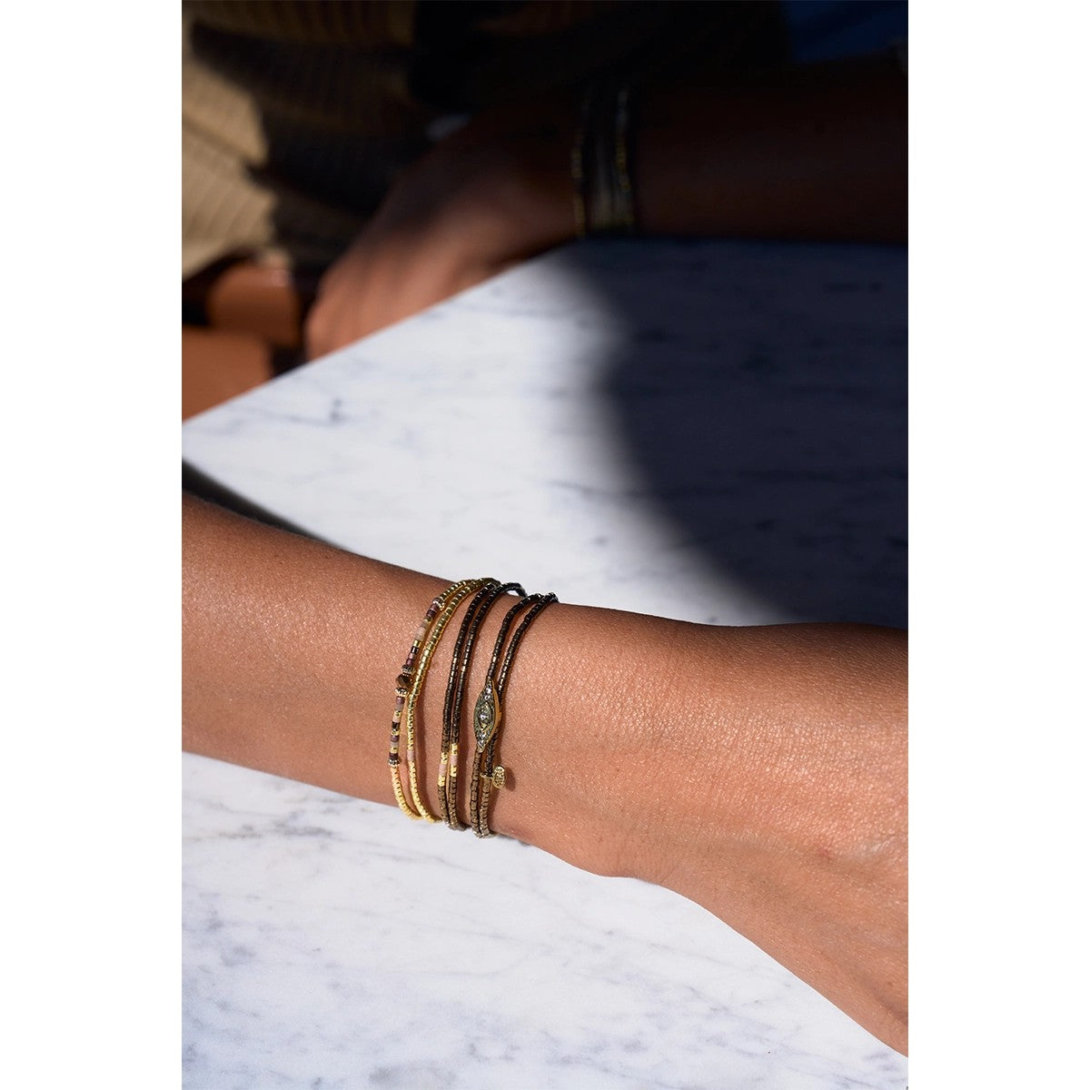 Chance Bronze Couture Bracelet - Belle Mais Pas Que