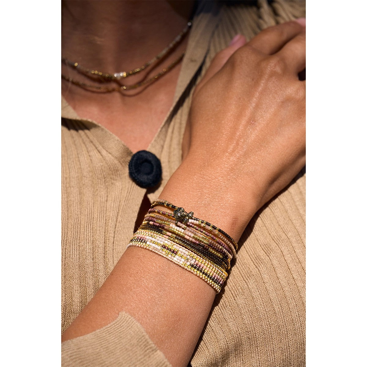 Chance Bronze Couture Bracelet - Belle Mais Pas Que