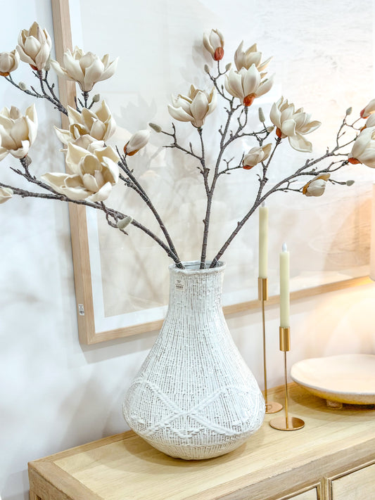 Almeria Textured Ceramic Vase