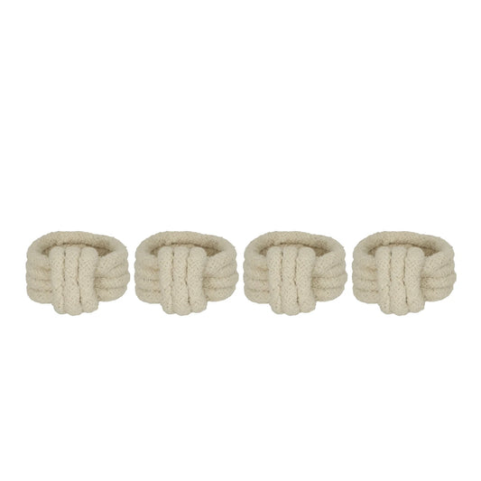 Amalfi Reed Pipe Napkin Rings 4pcs Set Natural
