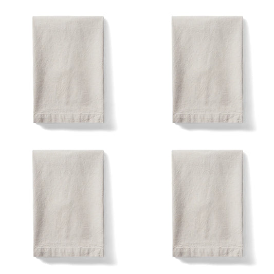 Amalfi Sorrento Liveable Linen Napkins 4pcs Set Taupe