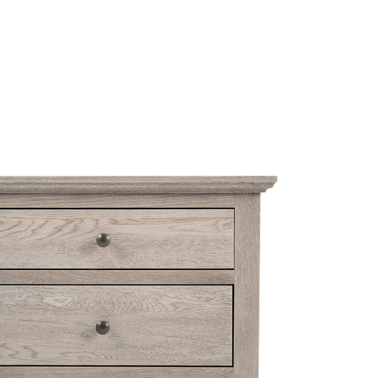 Emmerson Oak Side Table Round Knob