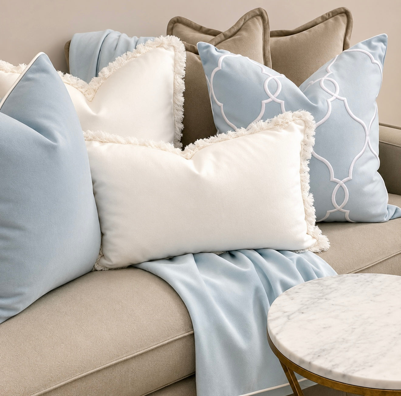ST. KILDA WHITE CUSHION