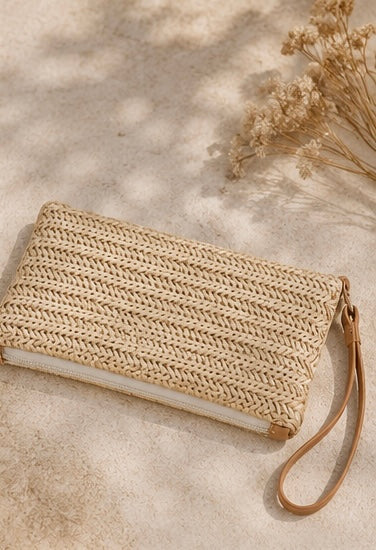 Coastal Woven Clutch