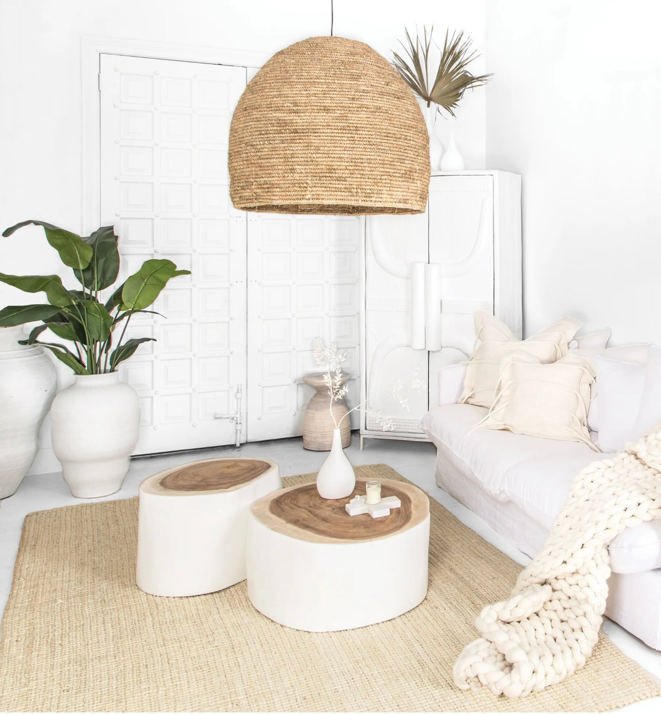 Mila Pendant Shade - Natural