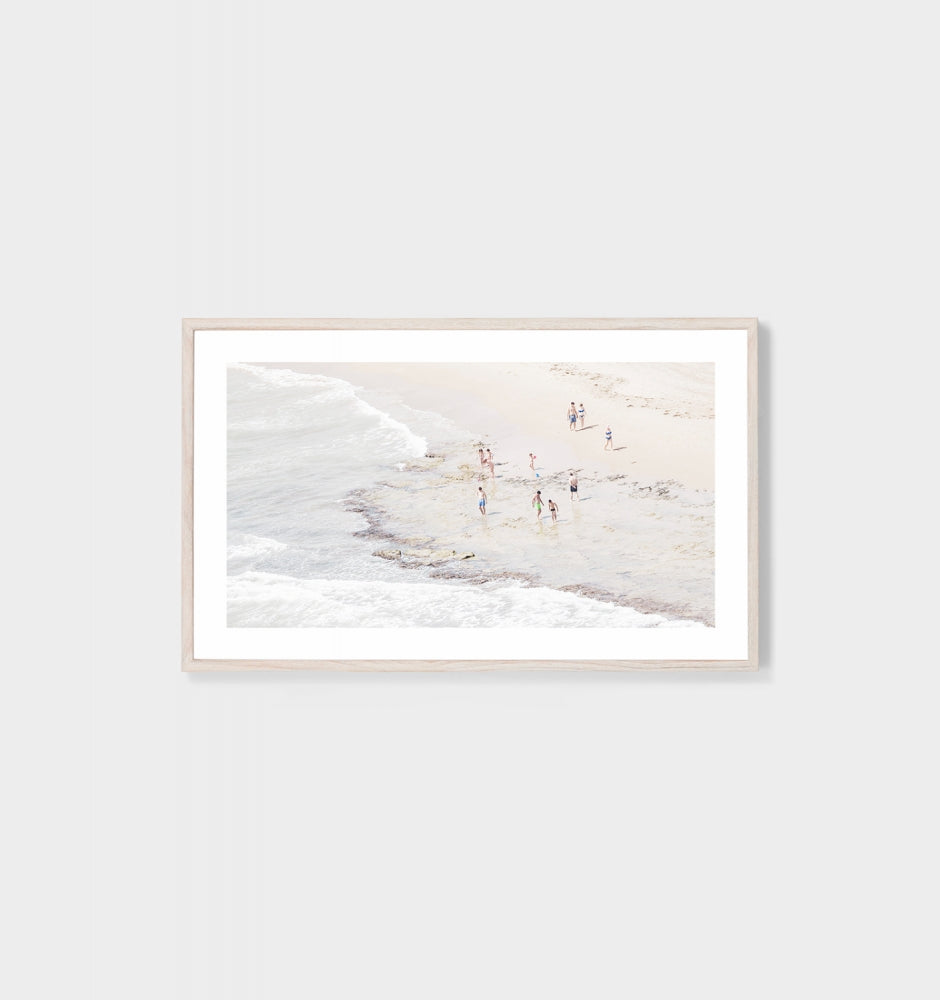 At The Seashore 1 Print by Warranbrooke