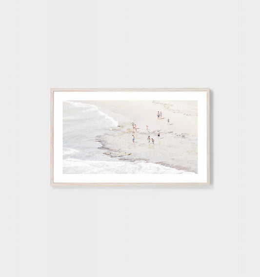 At The Seashore 1 Print by Warranbrooke