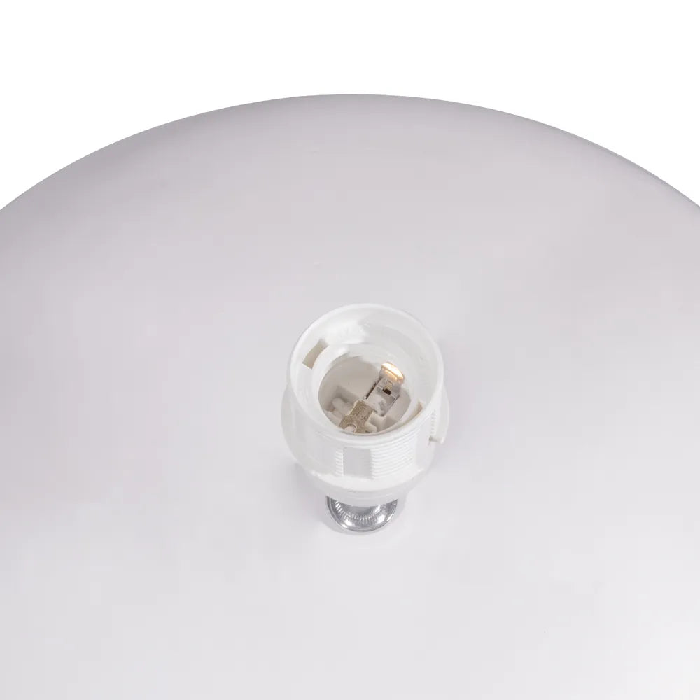 Picasso Table Lamp - White with White Shade