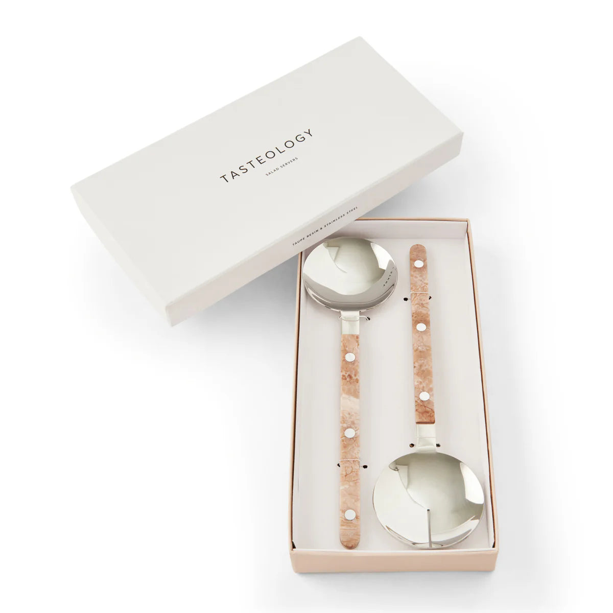SALAD SERVERS - TAUPE