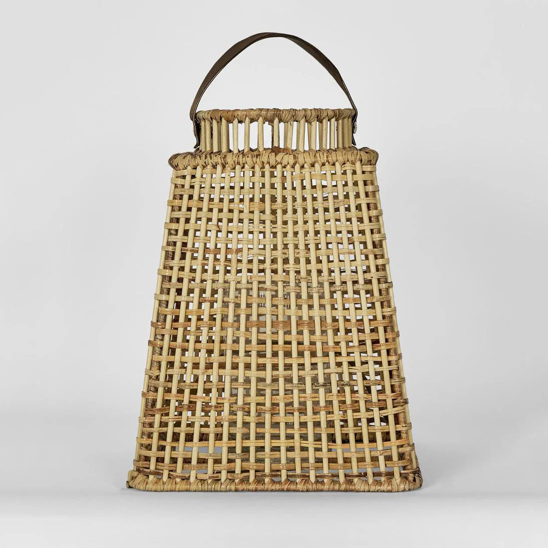 Eden Rattan Lantern Square Small Natural