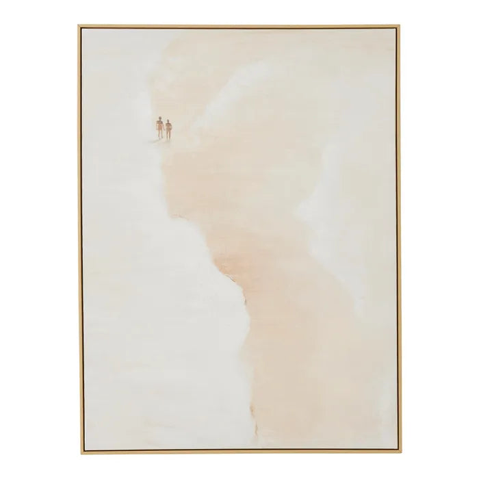 WHITESAND NAT FRAME OIL CANVAS 90X120CM