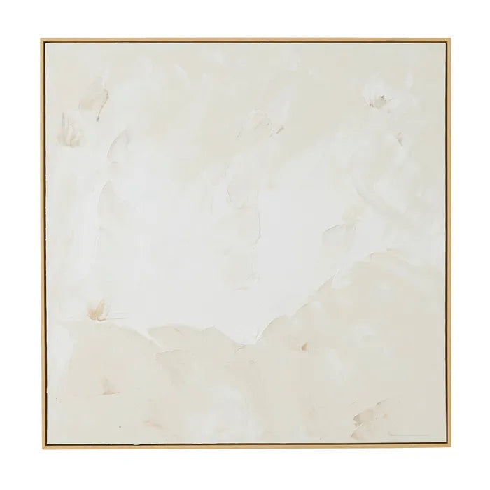 Whyt Natural Frame Oil Painting 100 x 100cm