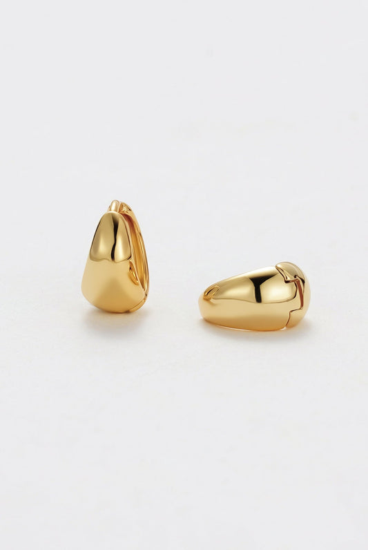 STEPH HOOP SMALL - GOLD