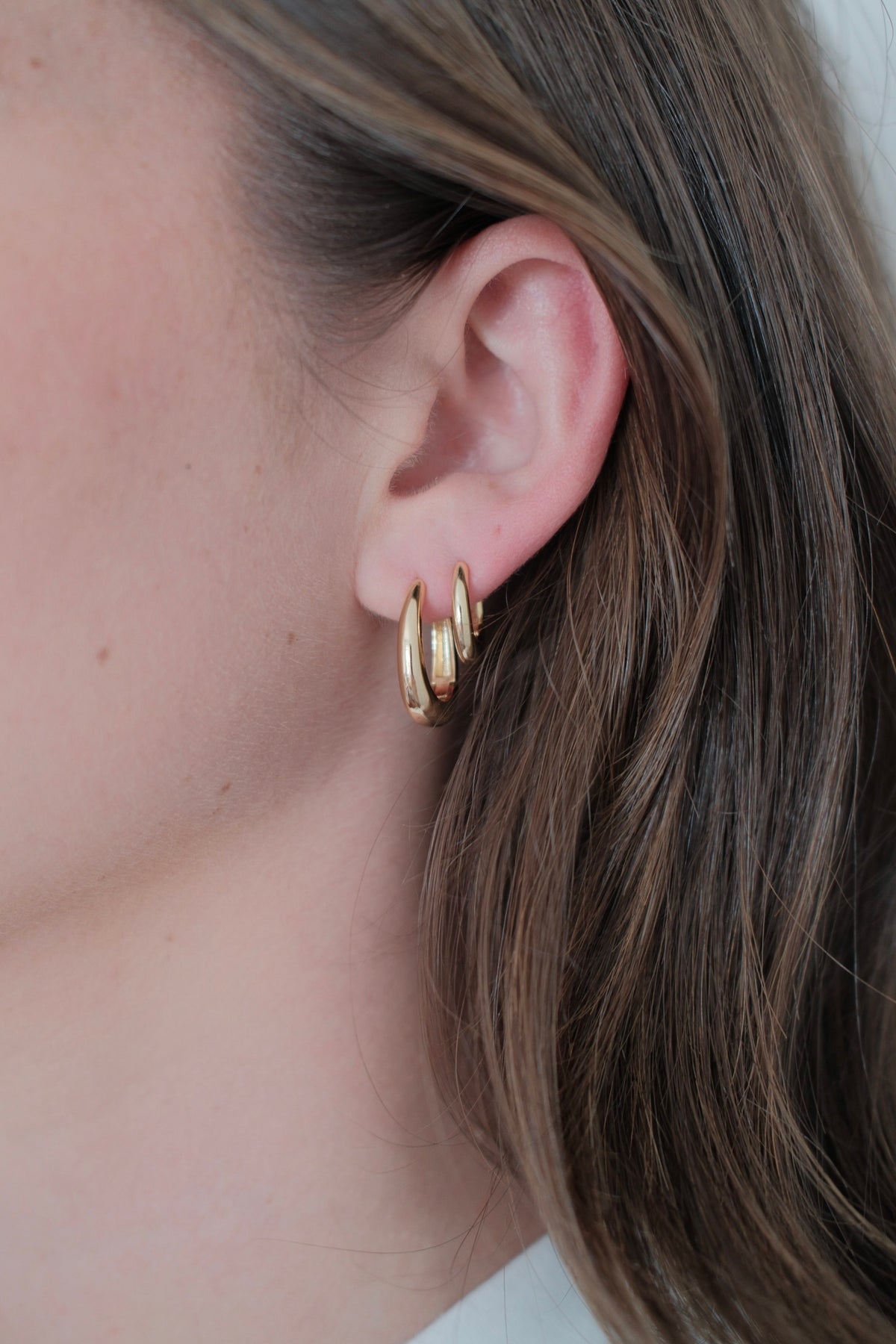 Pia Hoop - Large - Gold