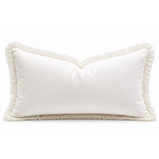 ST. KILDA WHITE LUMBAR CUSHION
