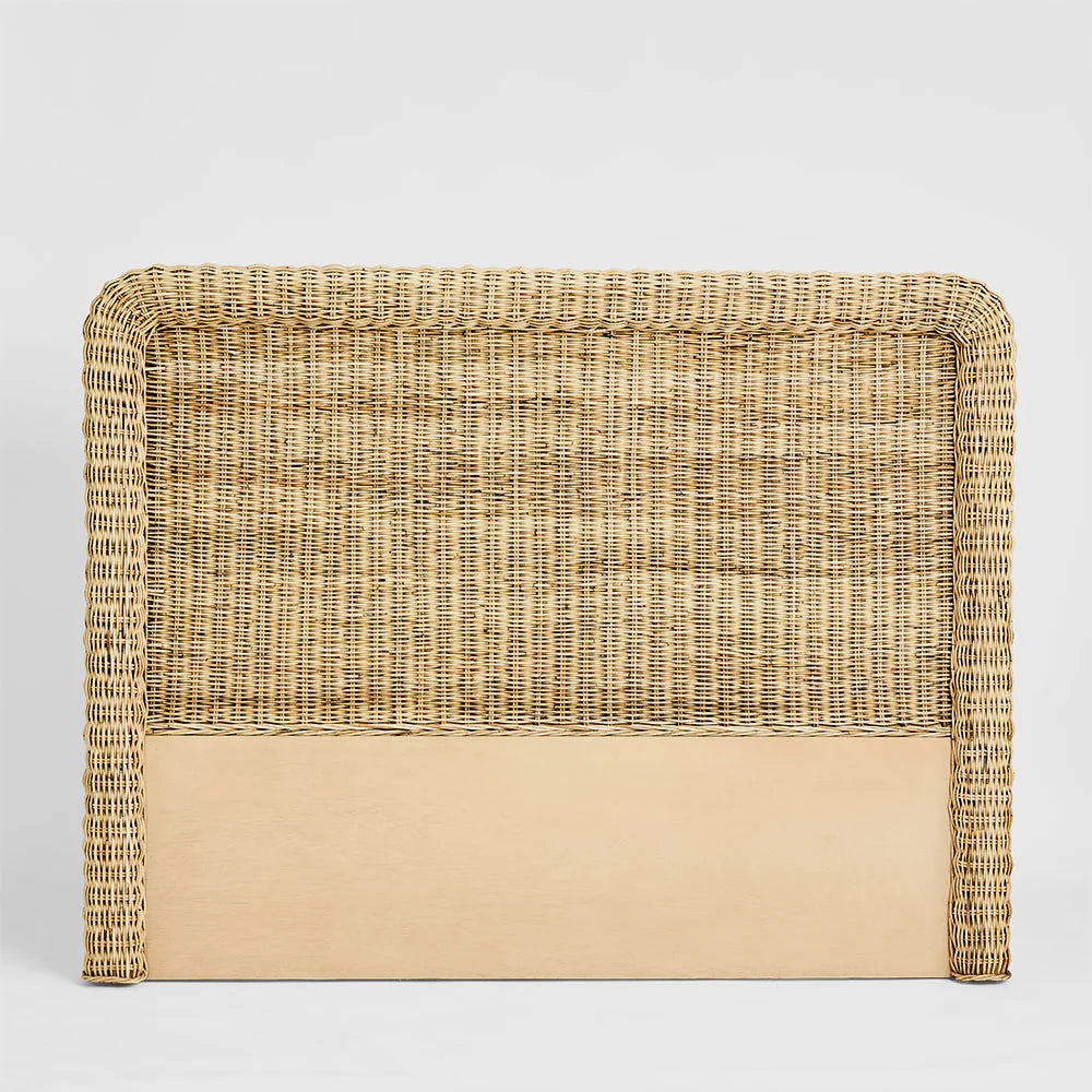 Long Island King Size Rattan Bedhead