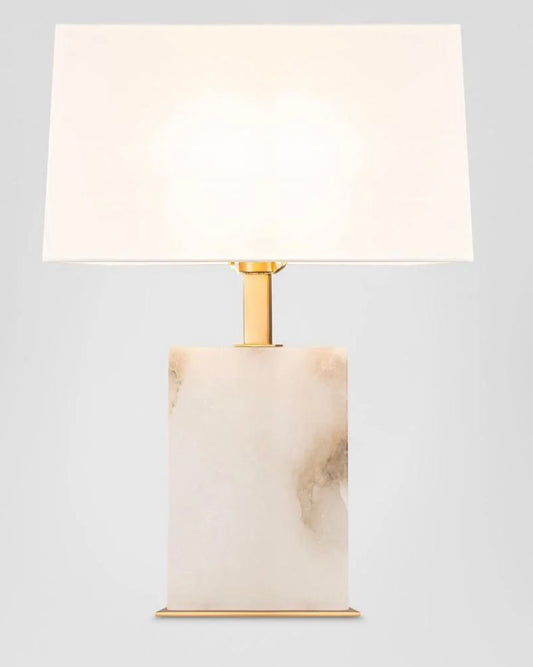 Roco Alabaster Table Lamp with Shade