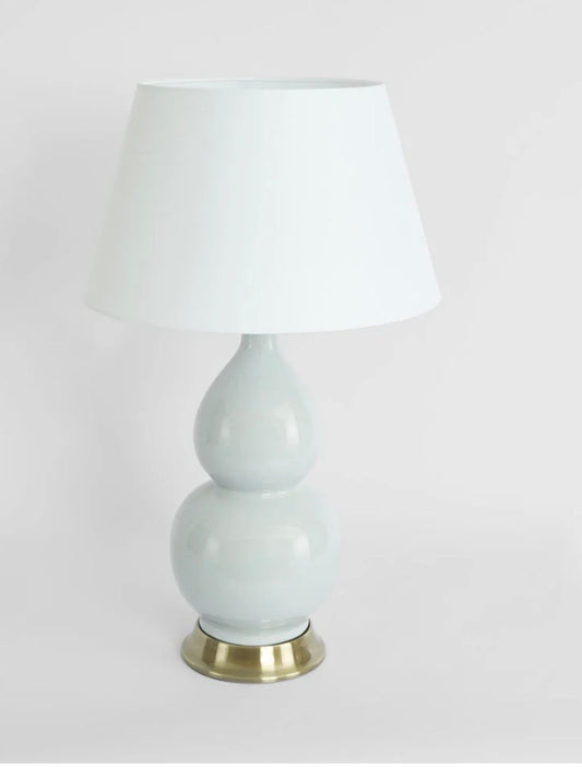 Terrigal Ceramic Pale Blue Table Lamp & Shade