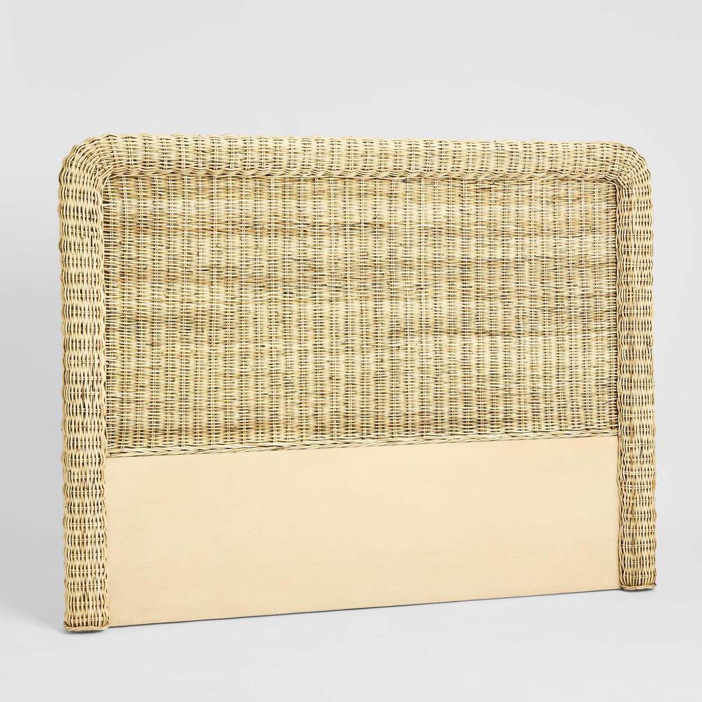 Long Island King Size Rattan Bedhead