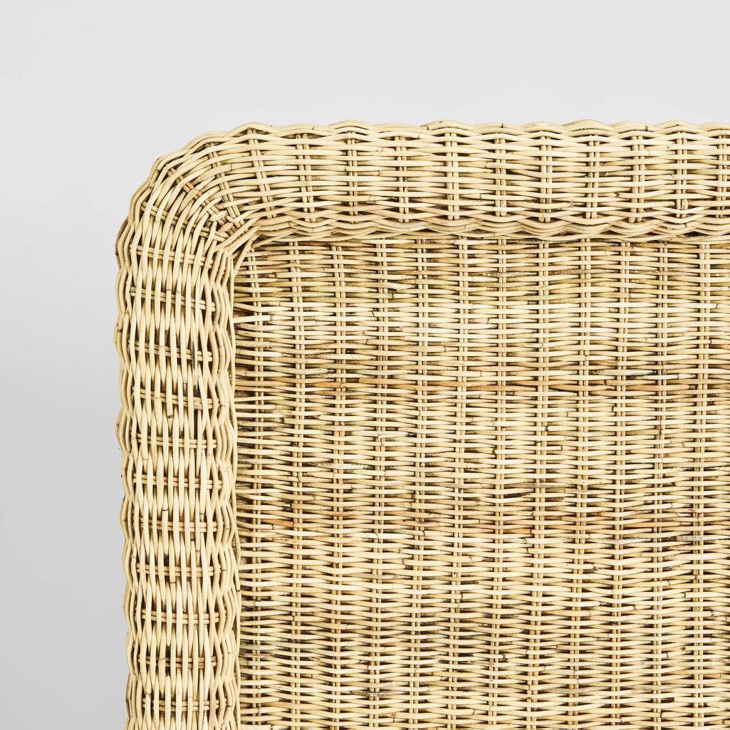 Long Island King Size Rattan Bedhead