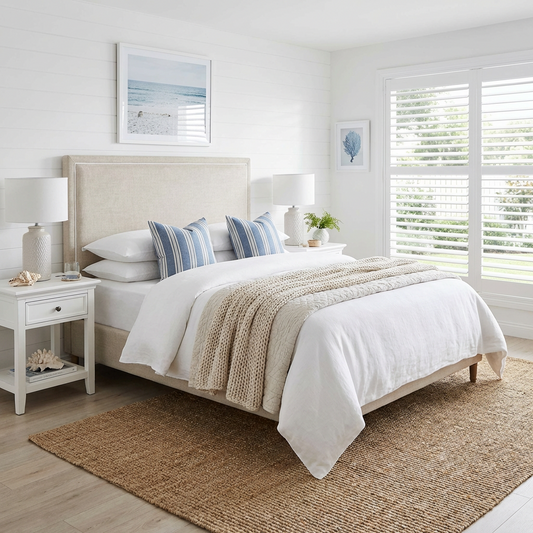 Lawson King Bedhead Natural Linen