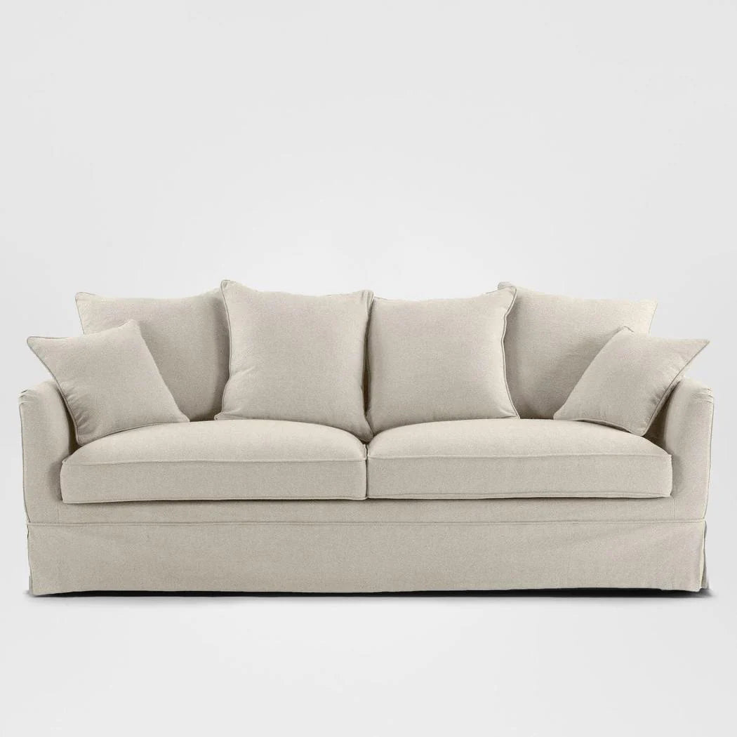 Noosa Hamptons 3 Seat Queen Sofa Bed Beige