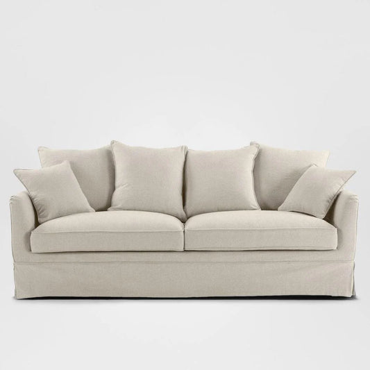 Noosa Hamptons 3 Seat Queen Sofa Bed Beige
