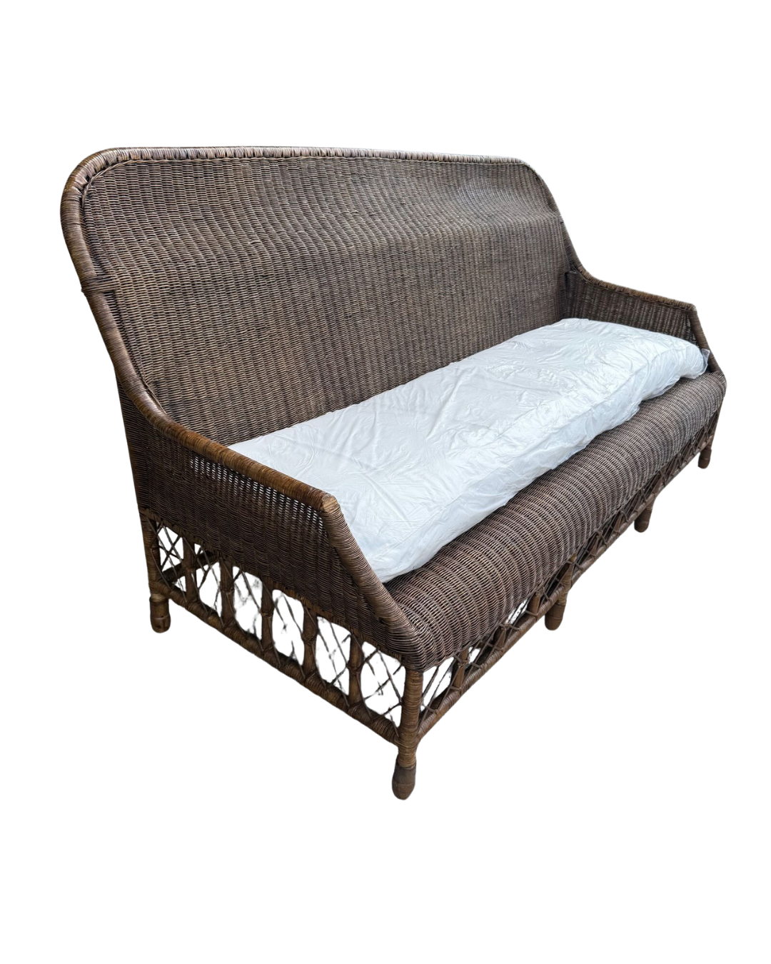 PLANTATION LATTICE SOFA 3 SEAT