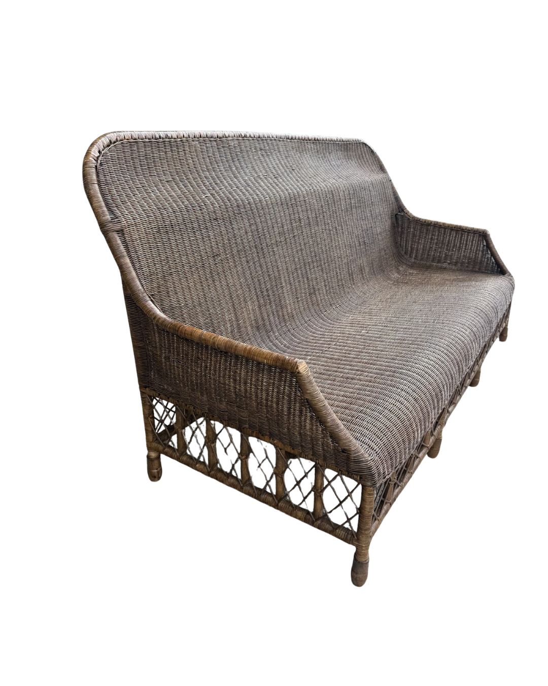 PLANTATION LATTICE SOFA 3 SEAT