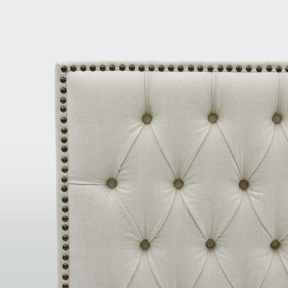 Queenscliff Tufted Bedhead Beige