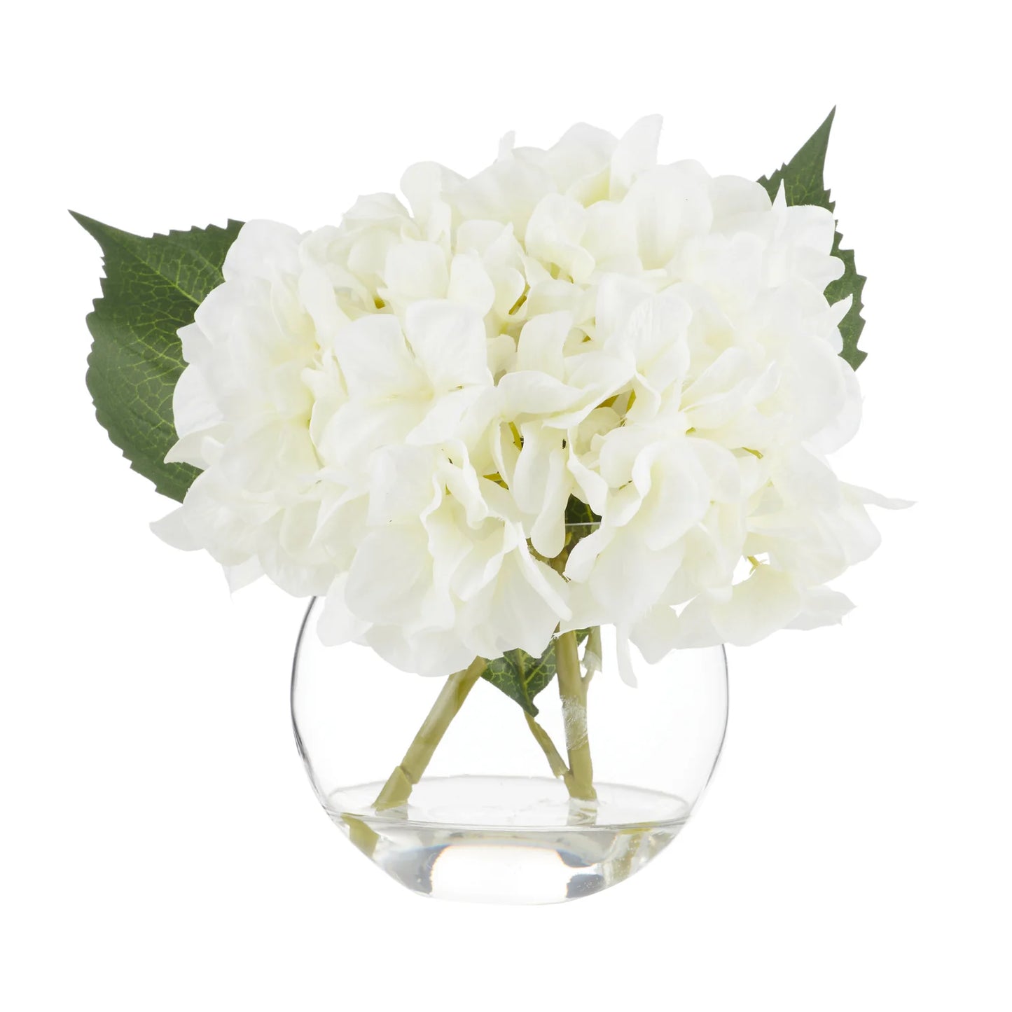Rogue Hydrangea - Sphere Vase White
