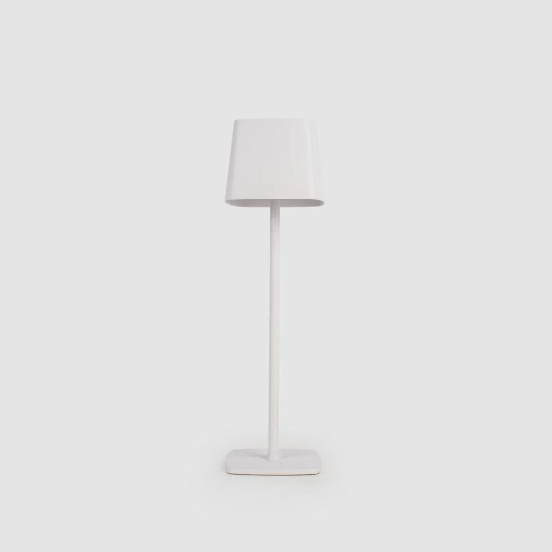 Rechargeable Table Lamp White D 11cm W 11cm H 38cm