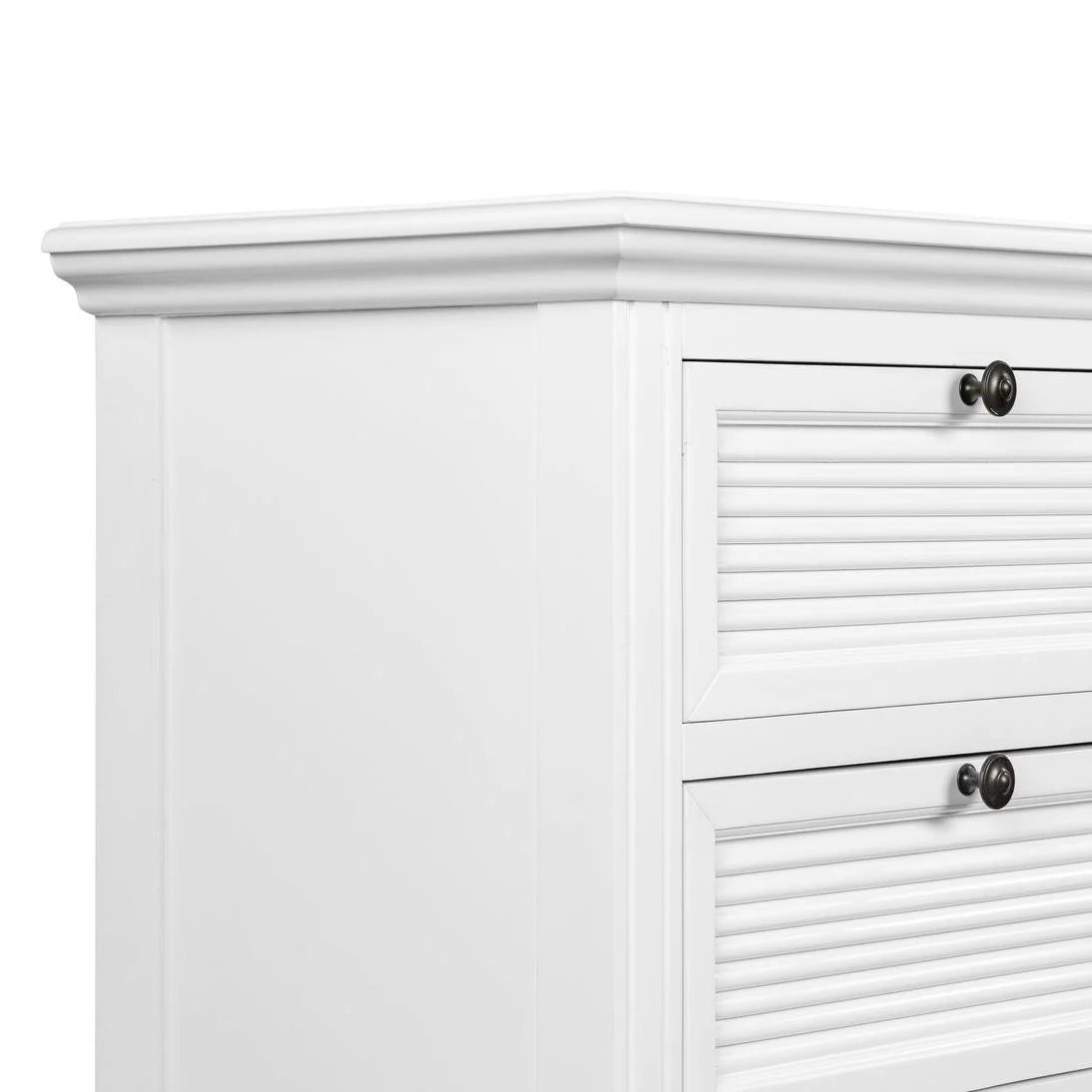 West Beach Chest of 3 Drawers White