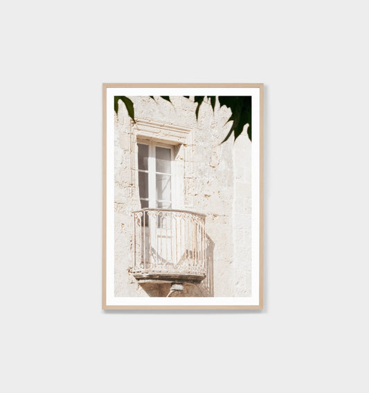 Summer Balcony Print by Warranbrooke